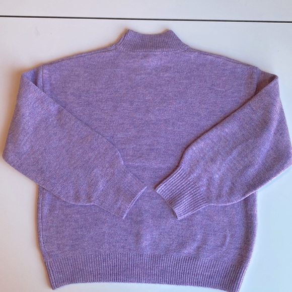 Skies Are Blue New! mock neck sweater in “heathered”Lavender 🧵🪡 - Picture 7 of 11